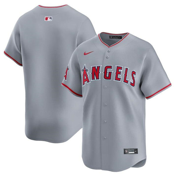 Custom Los Angeles Angels gray Away jersey