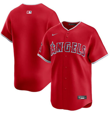 Custom Los Angeles Angels red Alternate jersey