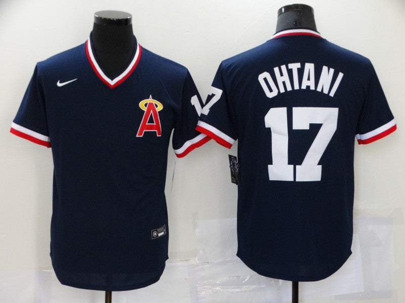 Custom Los Angeles Angels navy jersey