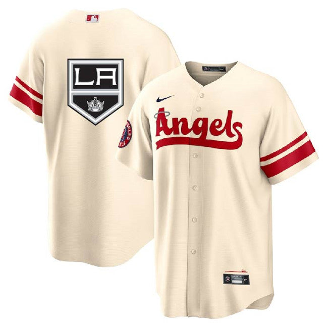 Los Angeles Angels cream jersey