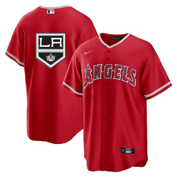 Los Angeles Angels red jersey