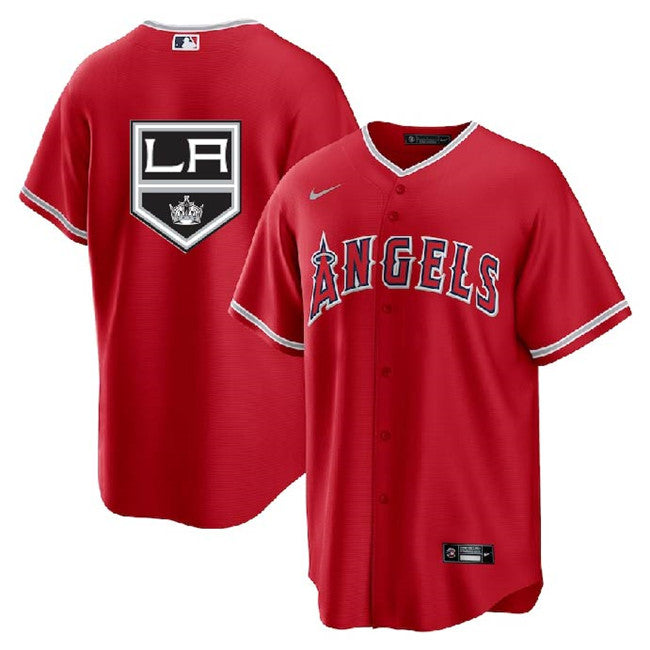 Los Angeles Angels red jersey