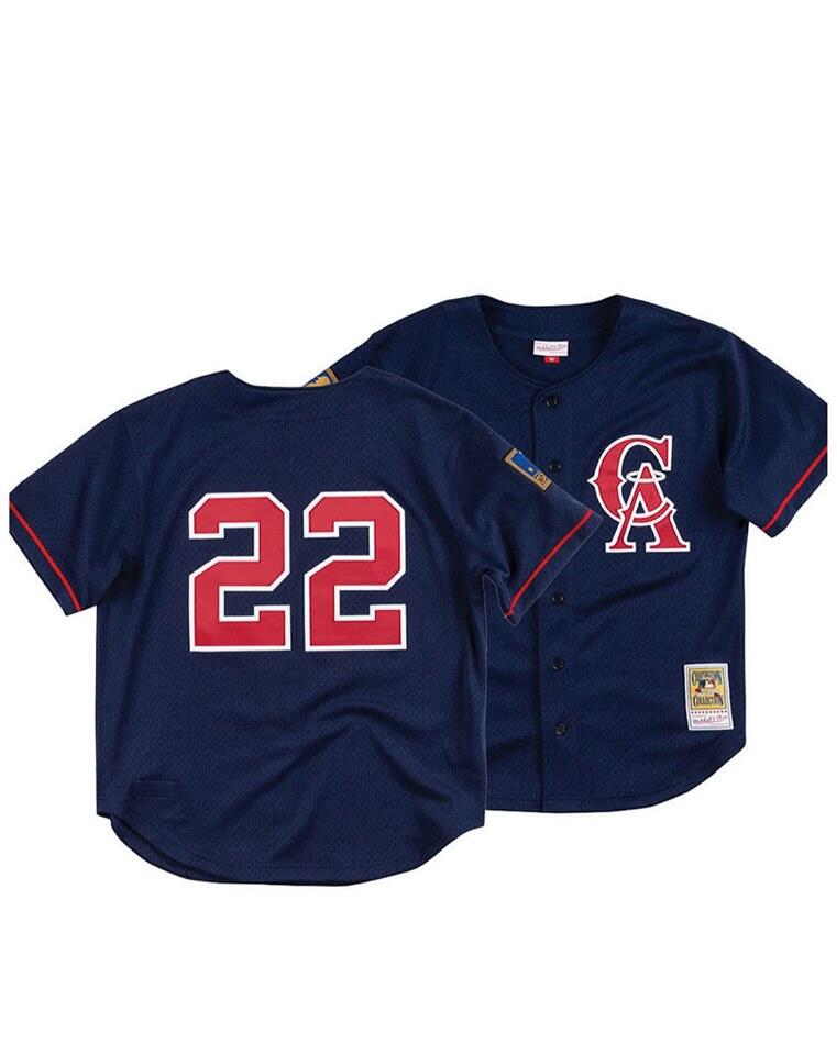 Los Angeles Angels navy jersey