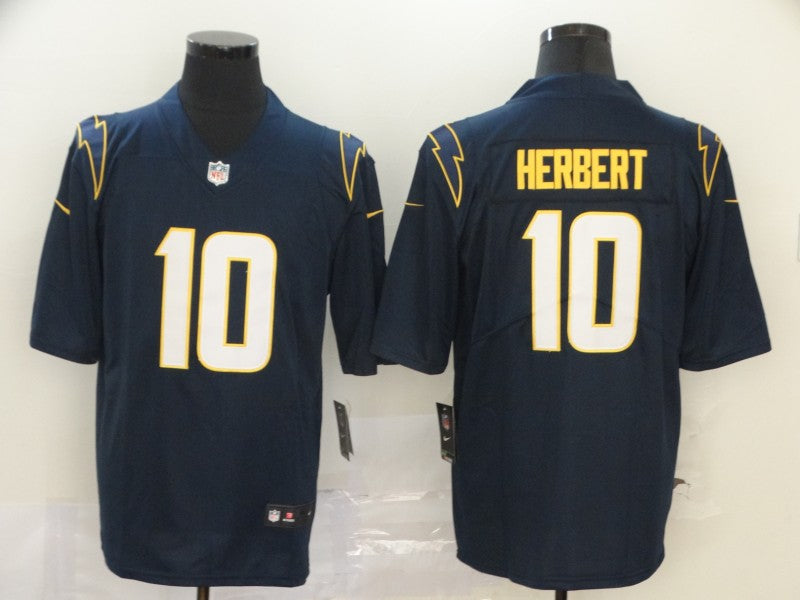 Justin Herbert Los Angeles Chargers navy jersey