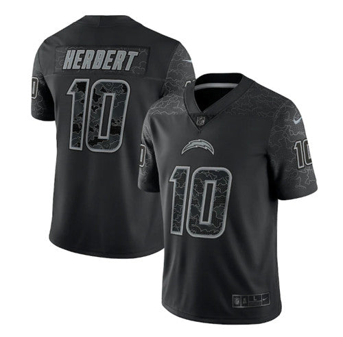 Justin Herbert Los Angeles Chargers black jersey
