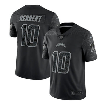 Justin Herbert Los Angeles Chargers black jersey