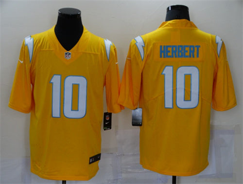 Justin Herbert Los Angeles Chargers gold Inverted Legend jersey