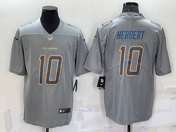 Justin Herbert Los Angeles Chargers gray Game jersey