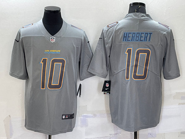 Justin Herbert Los Angeles Chargers gray Game jersey