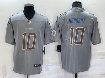 Justin Herbert Los Angeles Chargers gray Game jersey