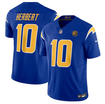 Justin Herbert Los Angeles Chargers royal FUSE jersey
