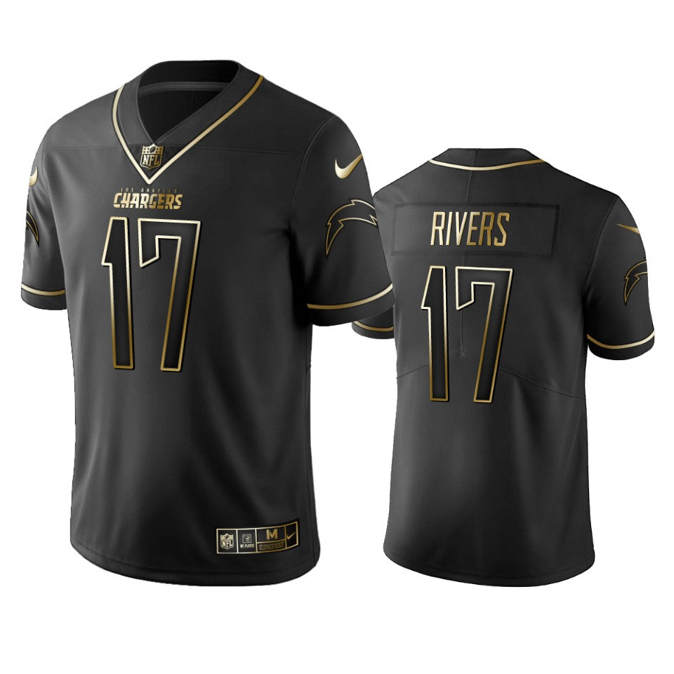 Philip Rivers Los Angeles Chargers black jersey