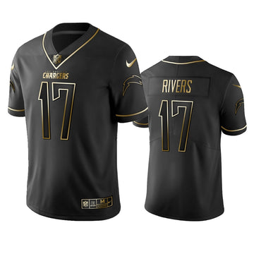 Philip Rivers Los Angeles Chargers black jersey