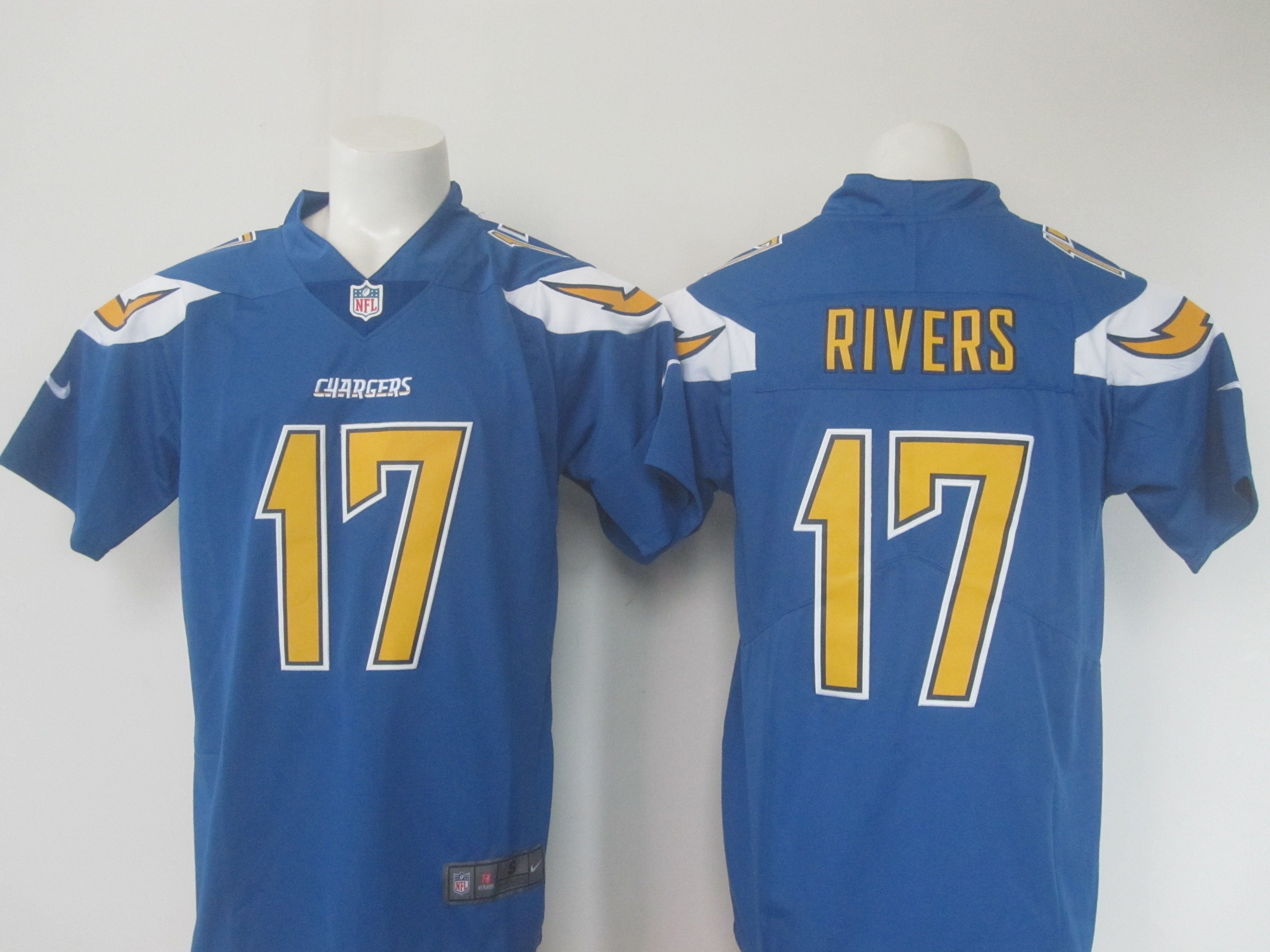 Philip Rivers Los Angeles Chargers blue jersey