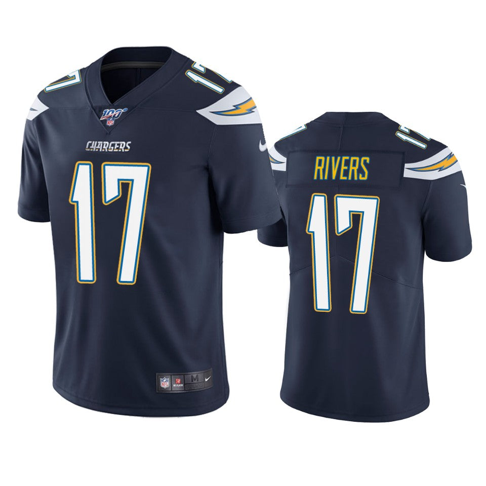Philip Rivers Los Angeles Chargers navy jersey