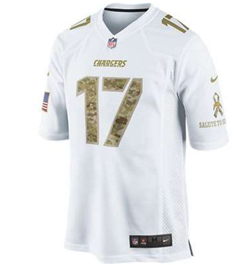 Philip Rivers Los Angeles Chargers white Camo jersey