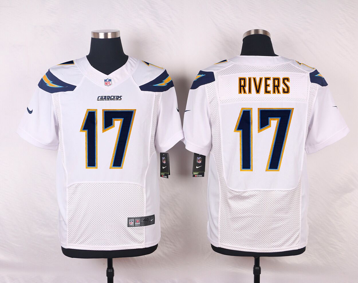 Philip Rivers Los Angeles Chargers white Elite jersey