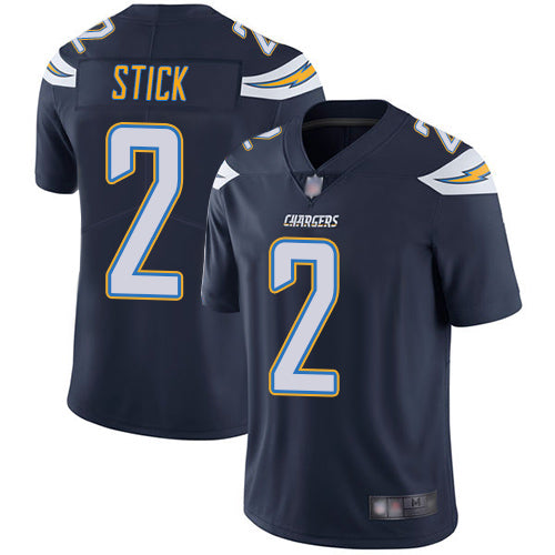 Easton Stick Los Angeles Chargers navy jersey