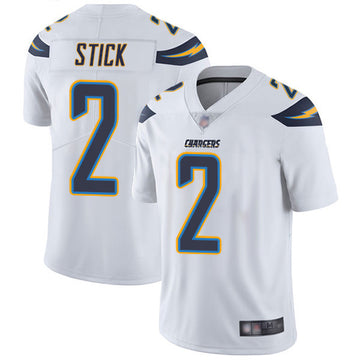 Easton Stick Los Angeles Chargers white jersey