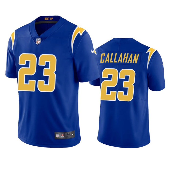 Bryce Callahan Los Angeles Chargers royal jersey
