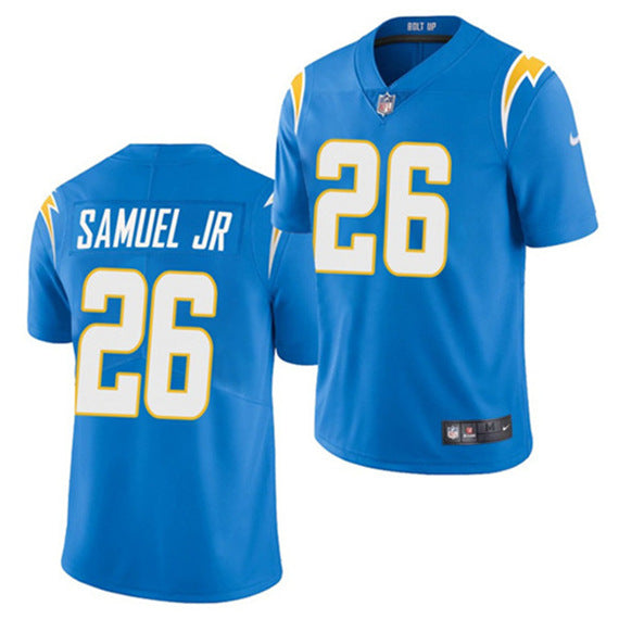 Asante Samuel Jr Los Angeles Chargers blue jersey