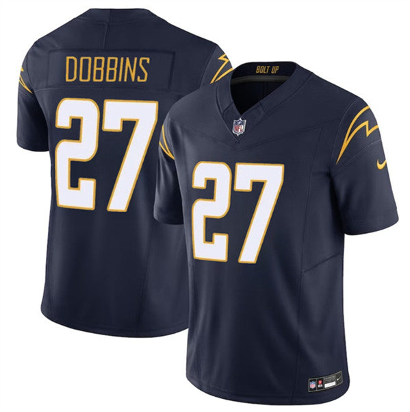 JK Dobbins Los Angeles Chargers navy FUSE jersey