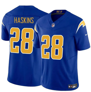 Hassan Haskins Los Angeles Chargers royal FUSE jersey