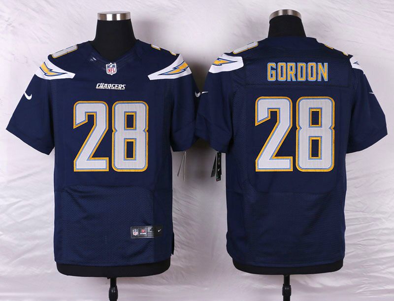 Melvin Gordon Los Angeles Chargers navy Elite jersey