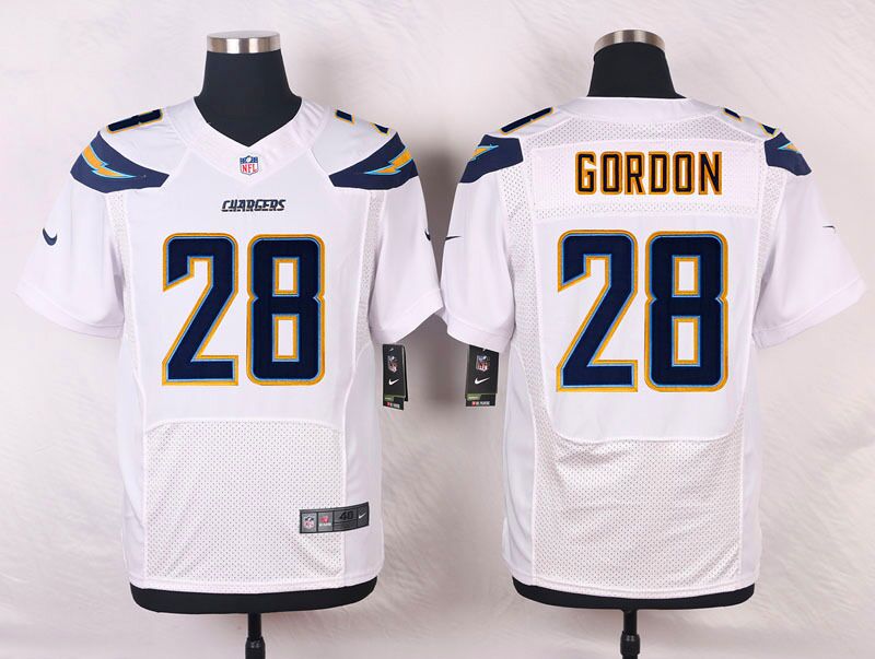 Melvin Gordon Los Angeles Chargers white Elite jersey