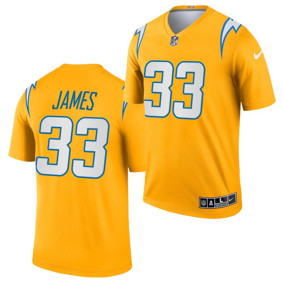Los Angeles Chargers gold Inverted Legend jersey