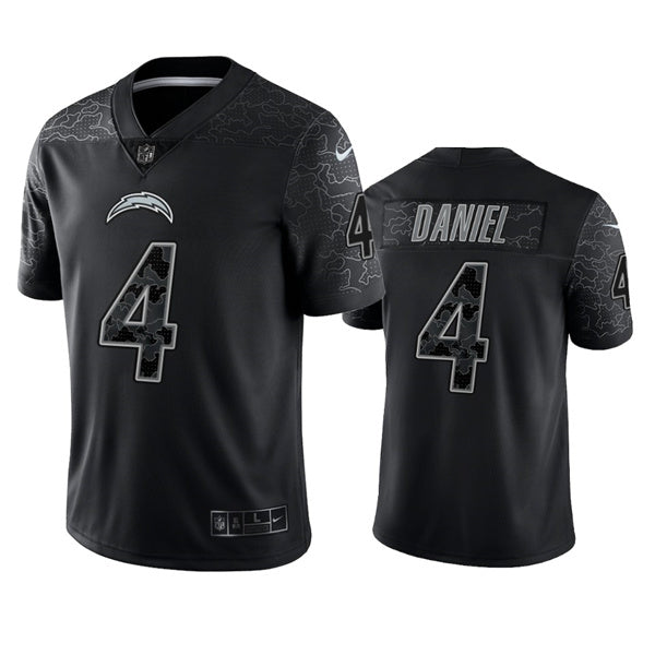 Chase Daniel Los Angeles Chargers black jersey