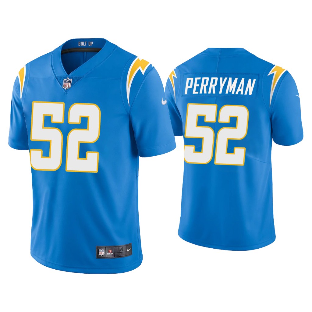 Denzel Perryman Los Angeles Chargers blue jersey