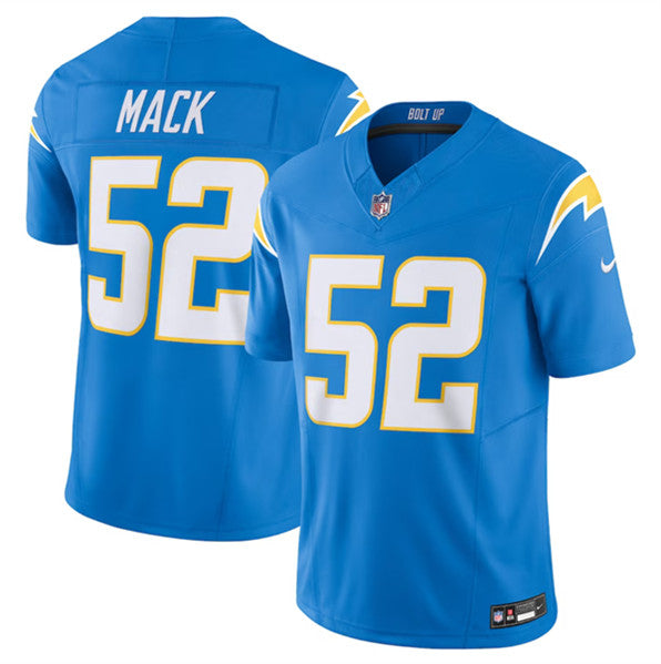 Khalil Mack Los Angeles Chargers blue FUSE jersey