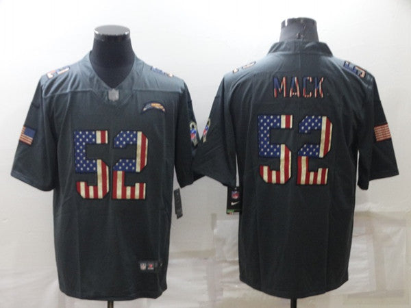 Khalil Mack Los Angeles Chargers gray Salute To Service jersey