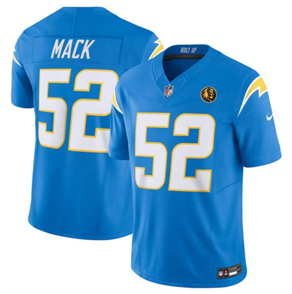 Khalil Mack Los Angeles Chargers blue FUSE jersey