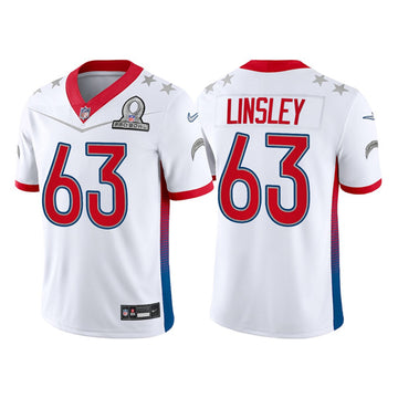 Corey Linsley Los Angeles Chargers white jersey