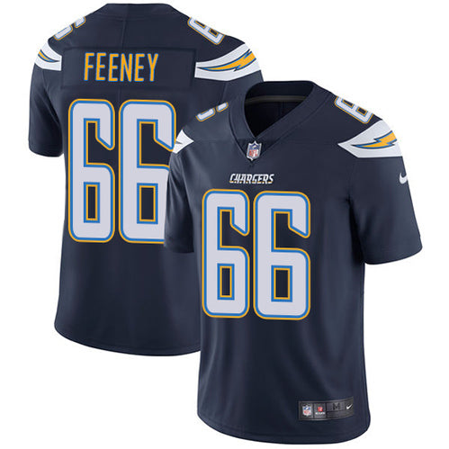 Dan Feeney Los Angeles Chargers navy jersey