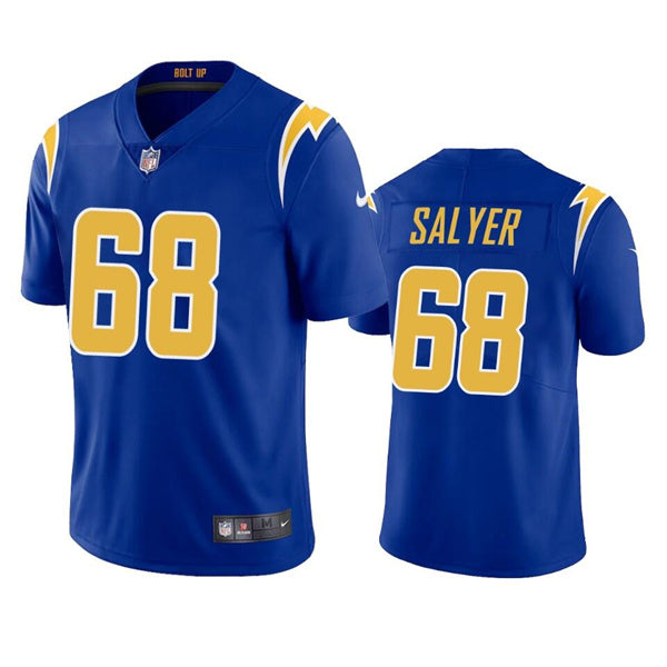 Jamaree Salyer Los Angeles Chargers royal jersey