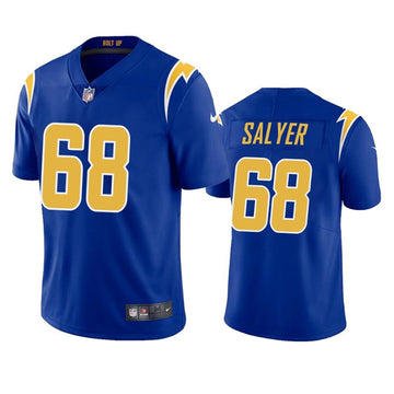 Jamaree Salyer Los Angeles Chargers royal jersey