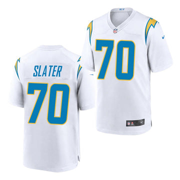 Rashawn Slater Los Angeles Chargers white jersey