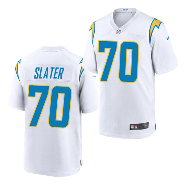 Rashawn Slater Los Angeles Chargers white jersey