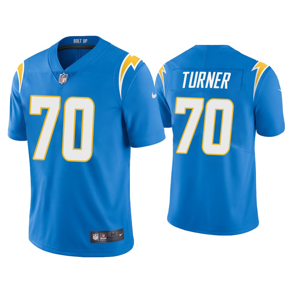 Trai Turner Los Angeles Chargers blue jersey
