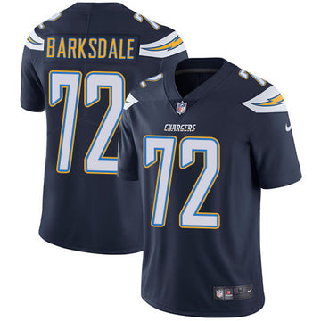 Joe Barksdale Los Angeles Chargers navy jersey