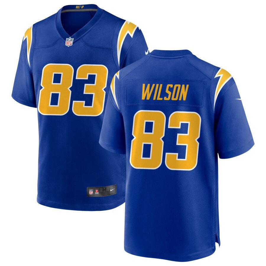 Pokey Wilson Los Angeles Chargers royal Game jersey