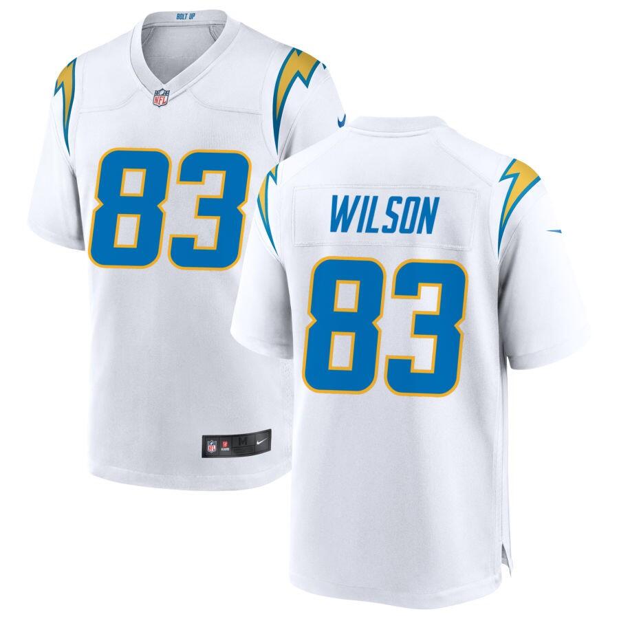 Pokey Wilson Los Angeles Chargers white Game jersey