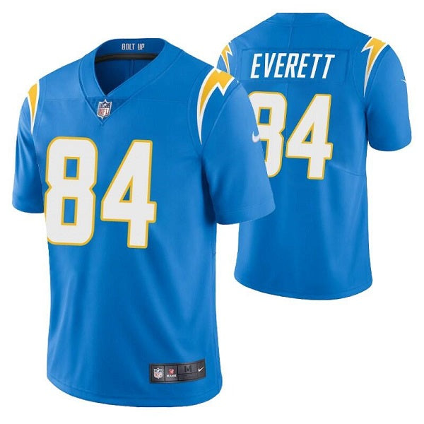 Gerald Everett Los Angeles Chargers blue jersey