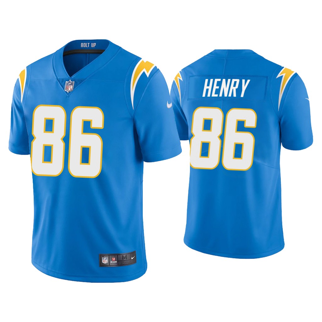 Hunter Henry Los Angeles Chargers blue jersey