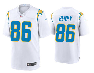 Hunter Henry Los Angeles Chargers white jersey