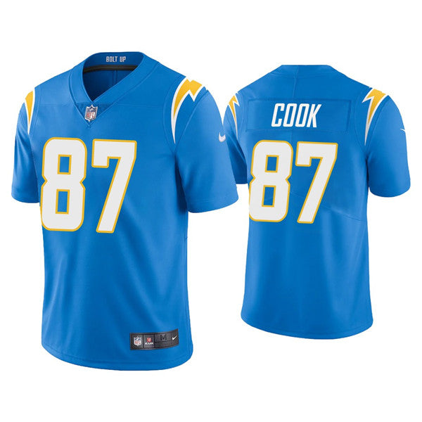 Jared Cook Los Angeles Chargers blue jersey