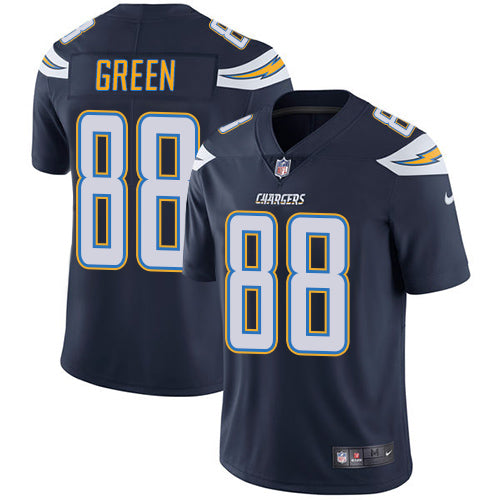 Virgil Green Los Angeles Chargers navy jersey